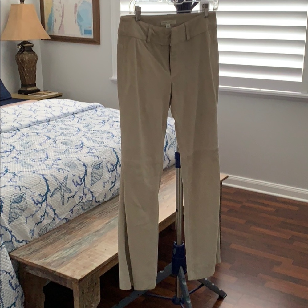 Suede pants